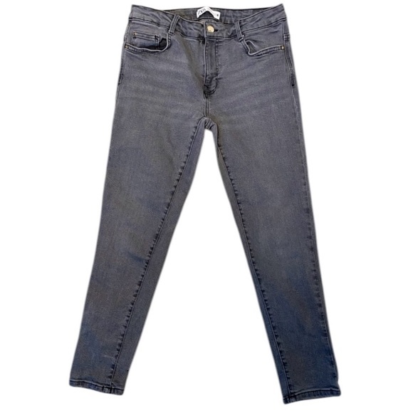 Zara Denim - ZARA WOMENS SKINNY JEANS BLACK SIZE‎ 12